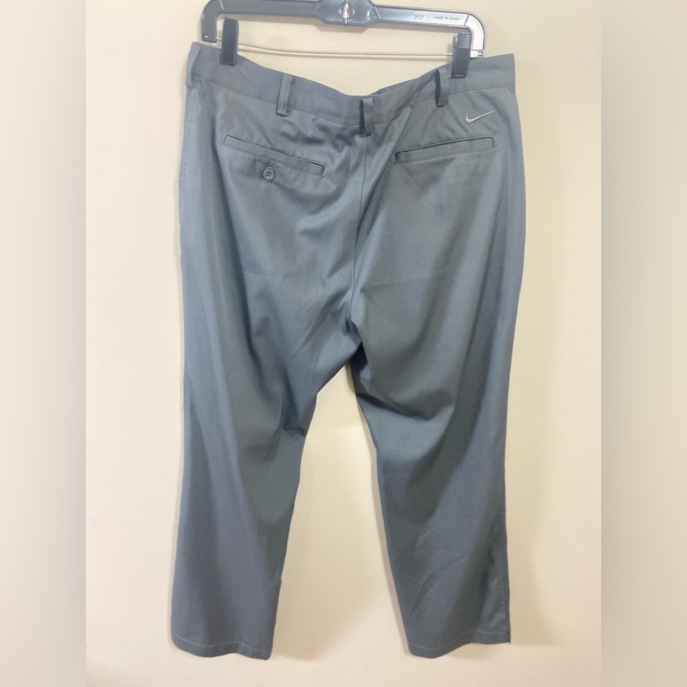 Nike Men’s Flat Front Flex Golf Gray Pants 34x30 - Picture 5 of 15
